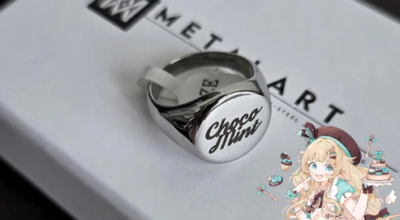 二色ちゃお刻印オリジナルリング発売！